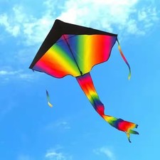 Triangle Rainbow Kite for Kids