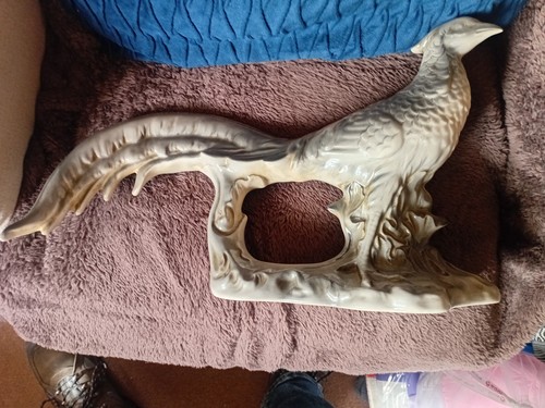 Large pottery golden pheasant - large,