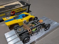 Aurora AFX Porsche 917 Slot car with Super Rare Mean Green Magnatraction chassis