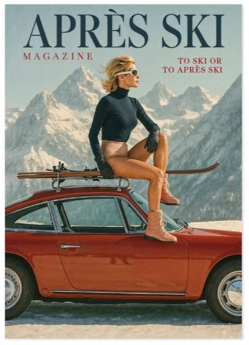 Après ski poster magazine - ski, a1