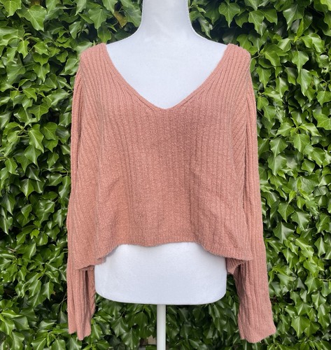 Vintage rose pink - rose, vneck