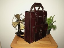 Dr. Martens Vegan leather backpack rucksack cherry red laptop sleeve 12x15 316