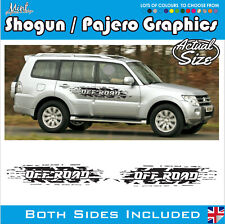 Mitsubishi Shogun Pajero 4x4 Off Road Side Stripes Decals Stickers Graphics 005