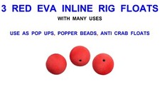 3 FLADEN RED EVA RIG FLOATS