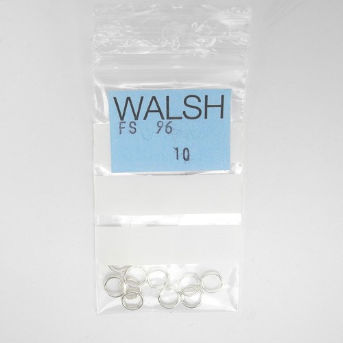 6mm sterling silver split - sterling,
