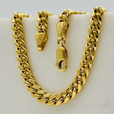 Solid 9ct Gold 5mm Cuban Chain