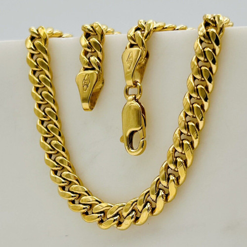 Solid 9ct gold 5mm - solid, chain