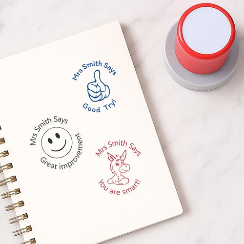 Personalised self inking stamp - inking,