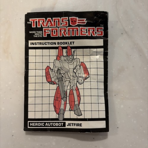 Jetfire instructions manual - instructions,