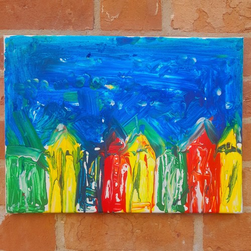 Abstract oil canvas - abstract, on