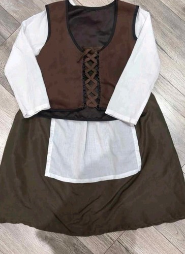 Girls tudor maid - maid, brown