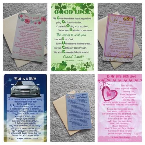 Wallet purse keepsake card - purse, ~