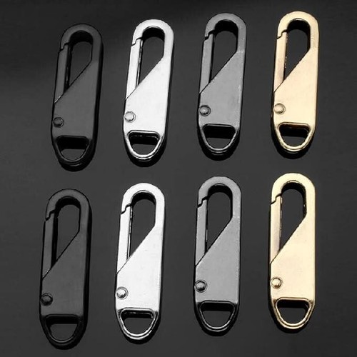 Universal metal zipper - metal, pull