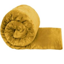Faux Fur Fleece Throw Soft