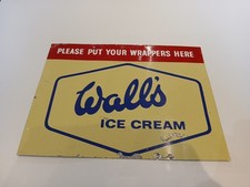 Walls Ice Cream Metal  Sign
