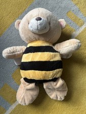 Hallmark Forever Friends Large Bumble Bee Teddy Bear Plush Vintage Retro Rare