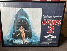 Jaws 2 Original Cinema Quad Poster 40x30 Inch