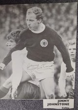 Jimmy Johnstone Hand Signed