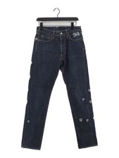 Evisu Men's Jeans W 30 in Blue 100% Cotton Straight