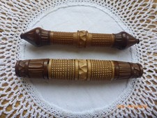 Vintage carved treen sewing