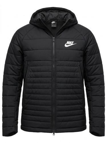 Men black nike - men`s, puffer
