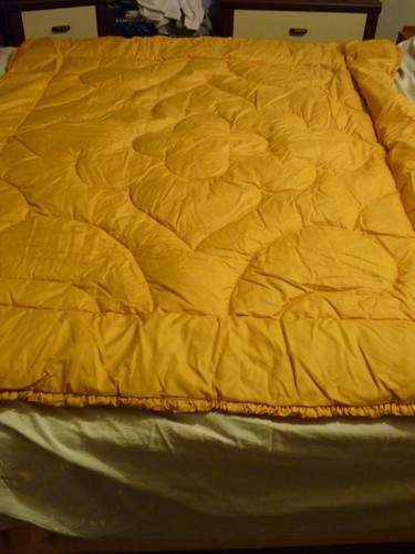Vintage feather eiderdown - feather,