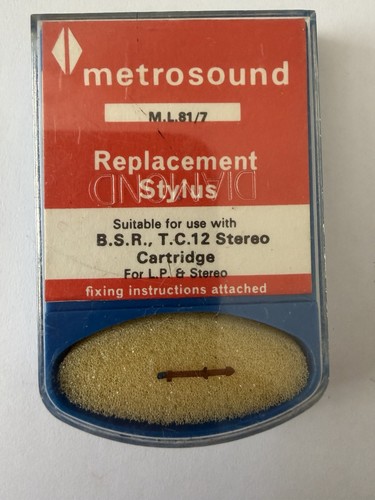 Metrosound stylus for - metrosound, garrard