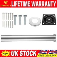 Caravan Motorhome Horsebox Camper Conversion Island Table Leg Set Kit Silvery