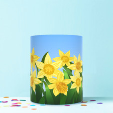 Daffodil flowers wrap around - flowers,