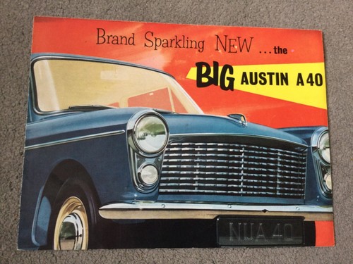 Austin a40 brochure 1958 pub - a40,