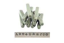 Set x 10 Metal Stamp Punches