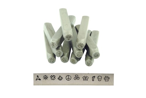 Set metal stamp punches - set, x