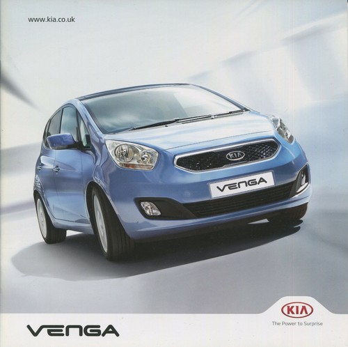 Car brochure kia venga - kia,