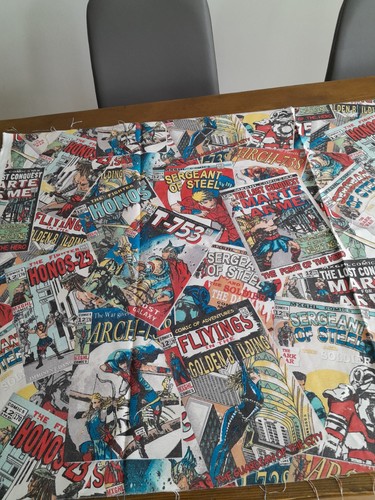 Comic book super hero printed - hero,
