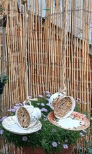 Bird Feeders Vintage Tea Cups Great Presents for Bird Lovers