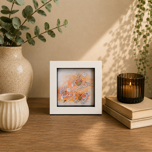 Handmade butterfly pebble art - handmade,