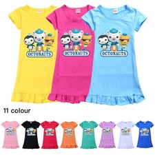 Kids Girls Summer The Octonauts Dress Sleepwear Pyjamas YouTube Home Nightdress