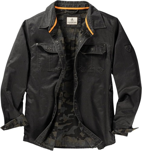 Men flannel lined waxed - flannel, jacket