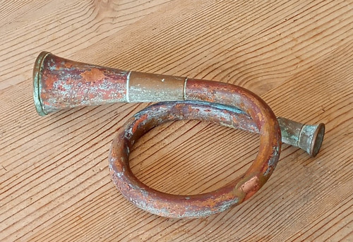 Vintage colied copper and - colied,