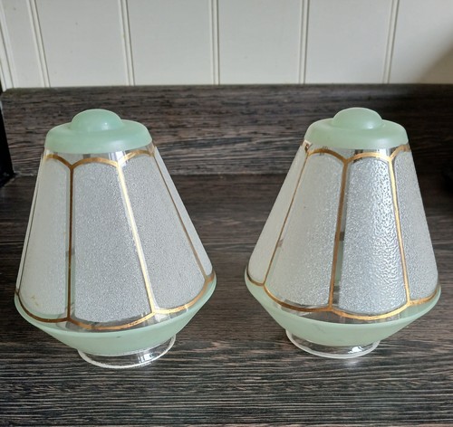 Pair vintage deco small - pair,