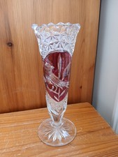 Hofbauer Red Bird Vase Schale Bonboniere