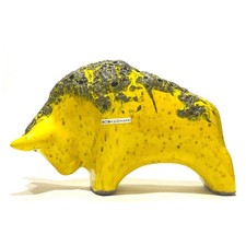 Otto Keramik Bull in Yellow