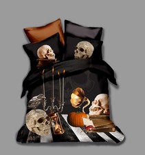3D Skull Candlestick Crow