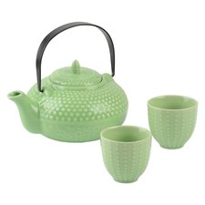 800ml Hobnail Teapot & 2 Cup