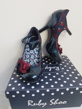 Ruby Shoo Shoes Blue Patent