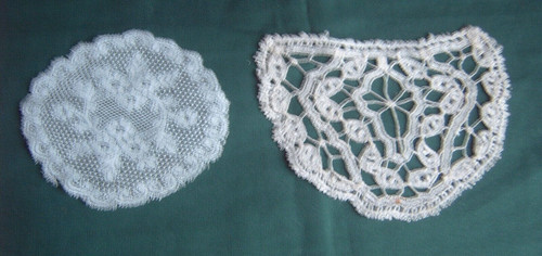 Lace applique motifs - ~,