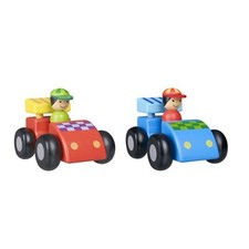Wooden push along racing - push,