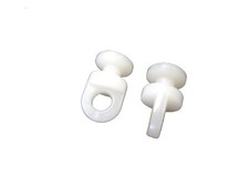 20 White SLIP Curtain Track