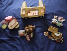 Sylvanian Families Candy Cart, Juice Bar, Shoe Shop, Wheelchair, ice cream van