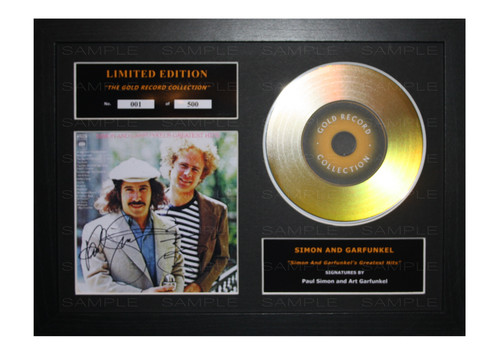 Simon garfunkel signed gold - &,
